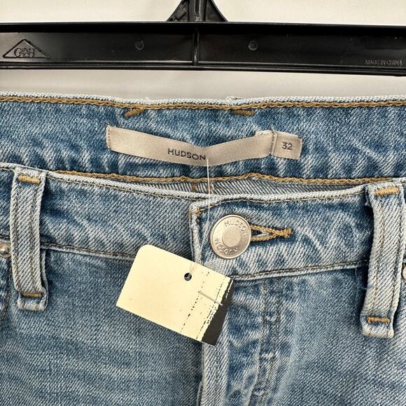 Hudson Faye Ultra High-Rise Flare Petite Jean with Contrast Color // 32 Petite - Picture 8 of 14